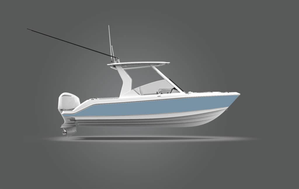 EdgeWater 230 CX Line Drawing